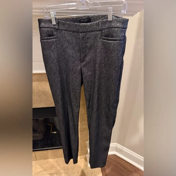 Modern Sloan Skinny-Fit Metallic Pants - Picture 3 of 5